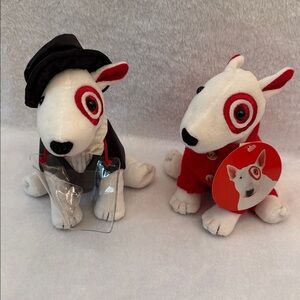 Lot of 2 bullseye target dogs y2k
